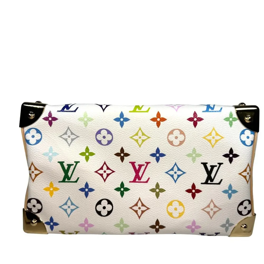 Louis Vuitton Murakami Speedy 25 bag Multicolor LV X TM monogram White Blanc
